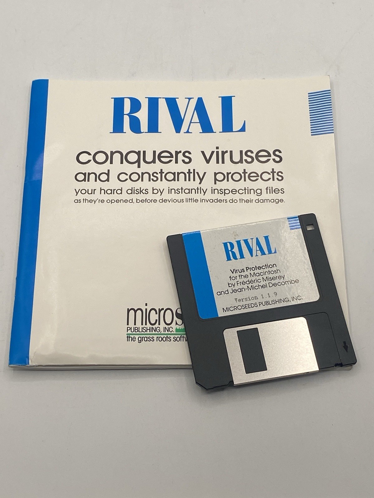 Vtg Rival Conquers Viruses protects your hard disks inspecting Files Software