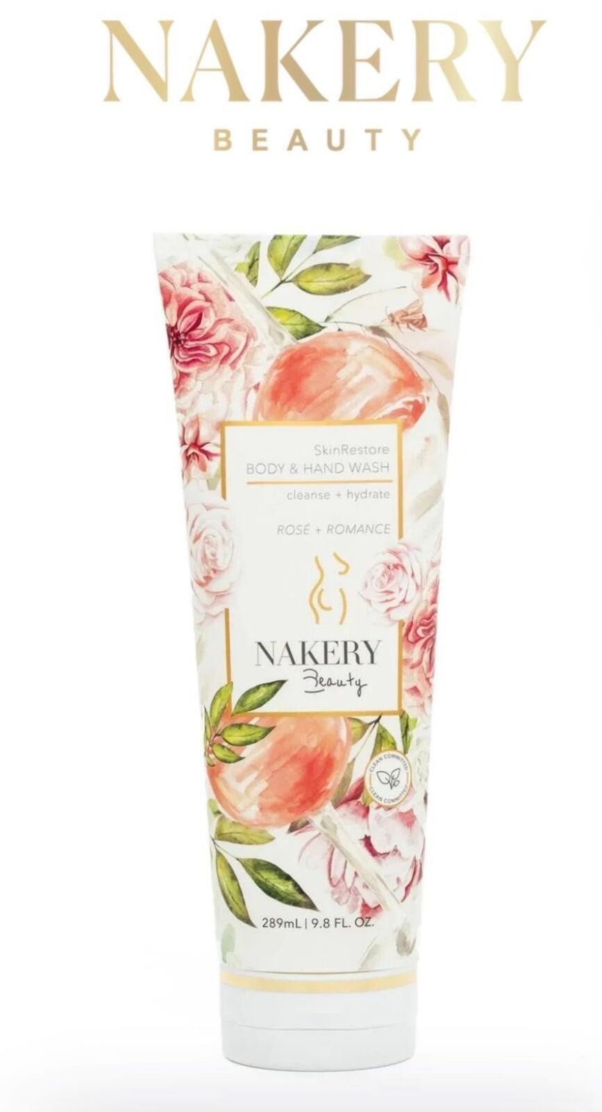 Nakery body and hand wash 9.8oz