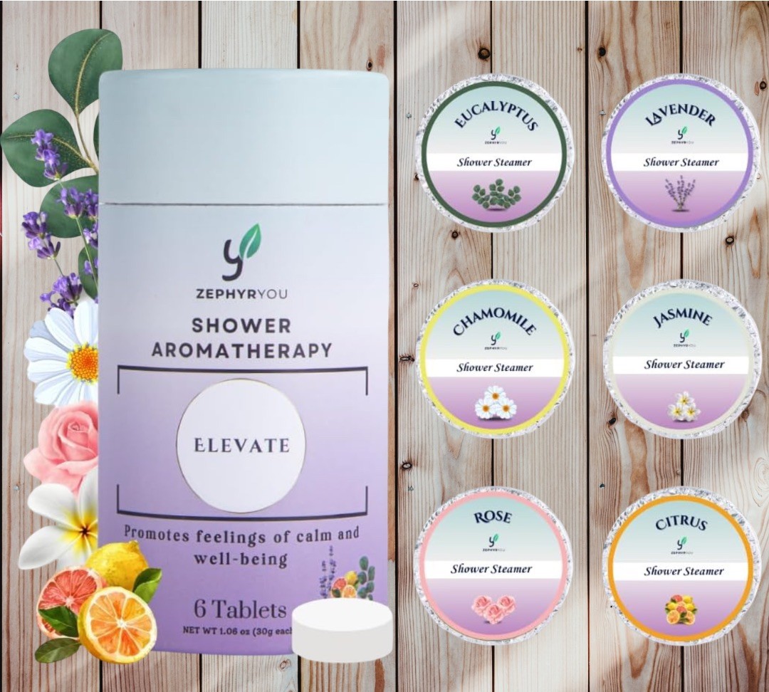 NEW Shower Steamers Aromatherapy 6-Pack 36 Tablets Total Essential Oil Variety