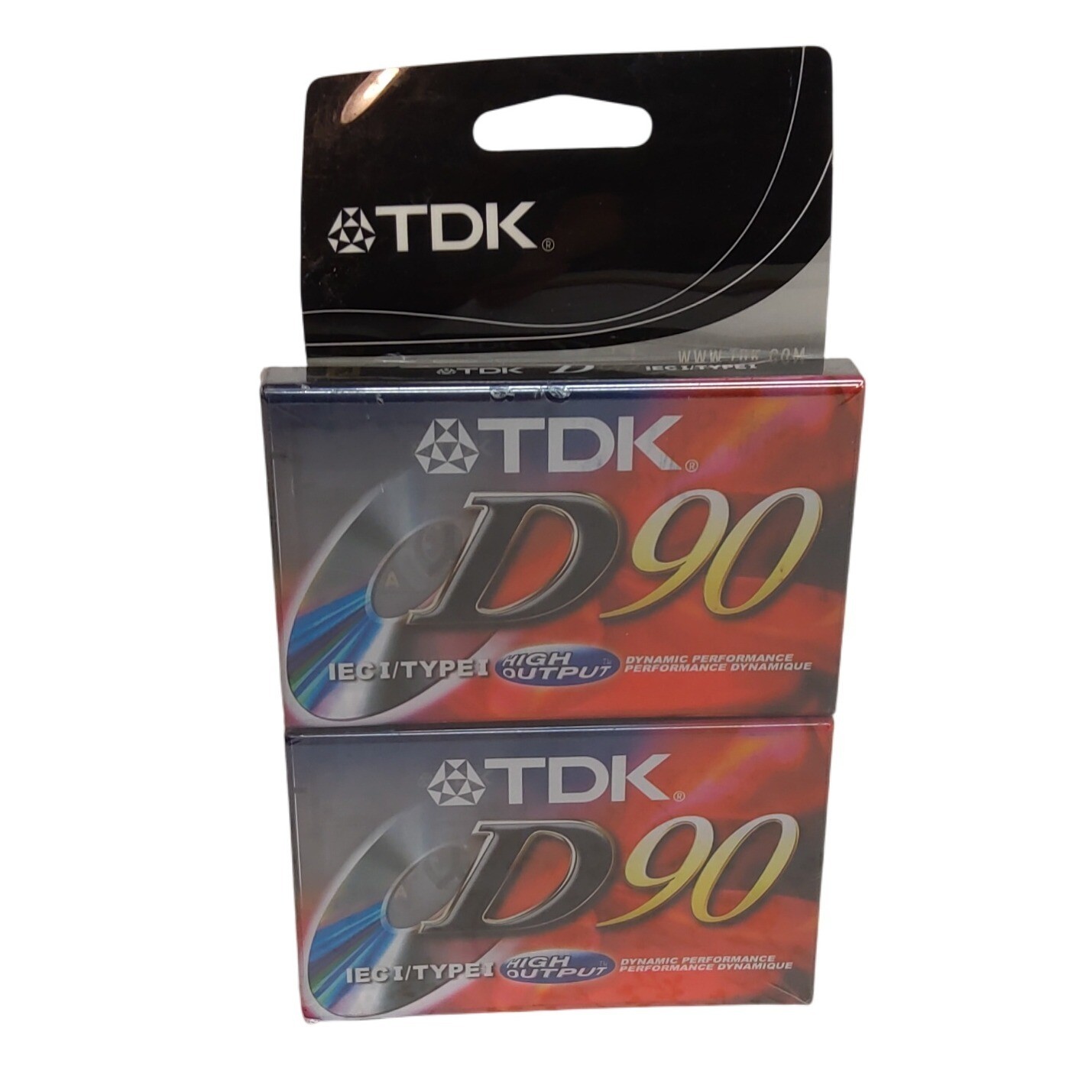TDK Blank 90 Minute Tape 2 Pack