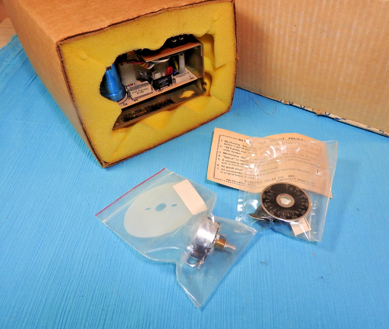 Bodine BSH-250 Open Chassis DC Motor Speed Control, 115VAC - New