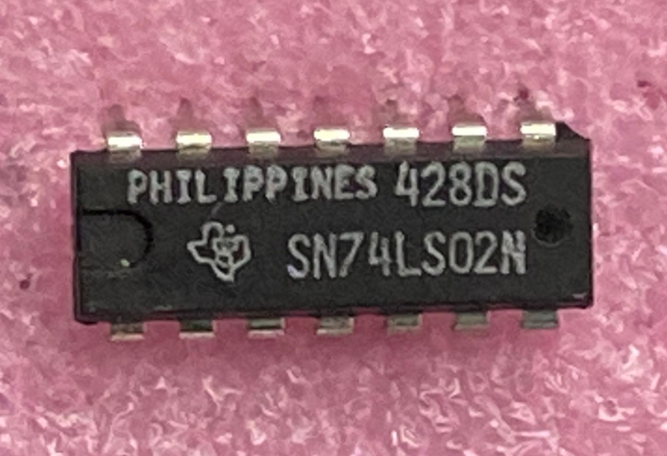 Texas Instruments SN74LS02N quad 2-input Positive-NOR gate Integrated Circuit