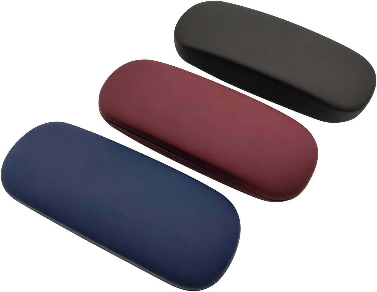 HSYMQ 3Pack Unisex Hard Shell Eyeglasses Protector Cases, Protective Case for Gl