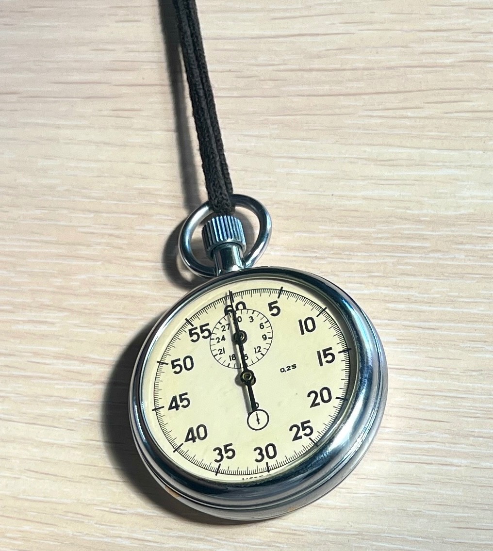 Soviet stopwatch with original box