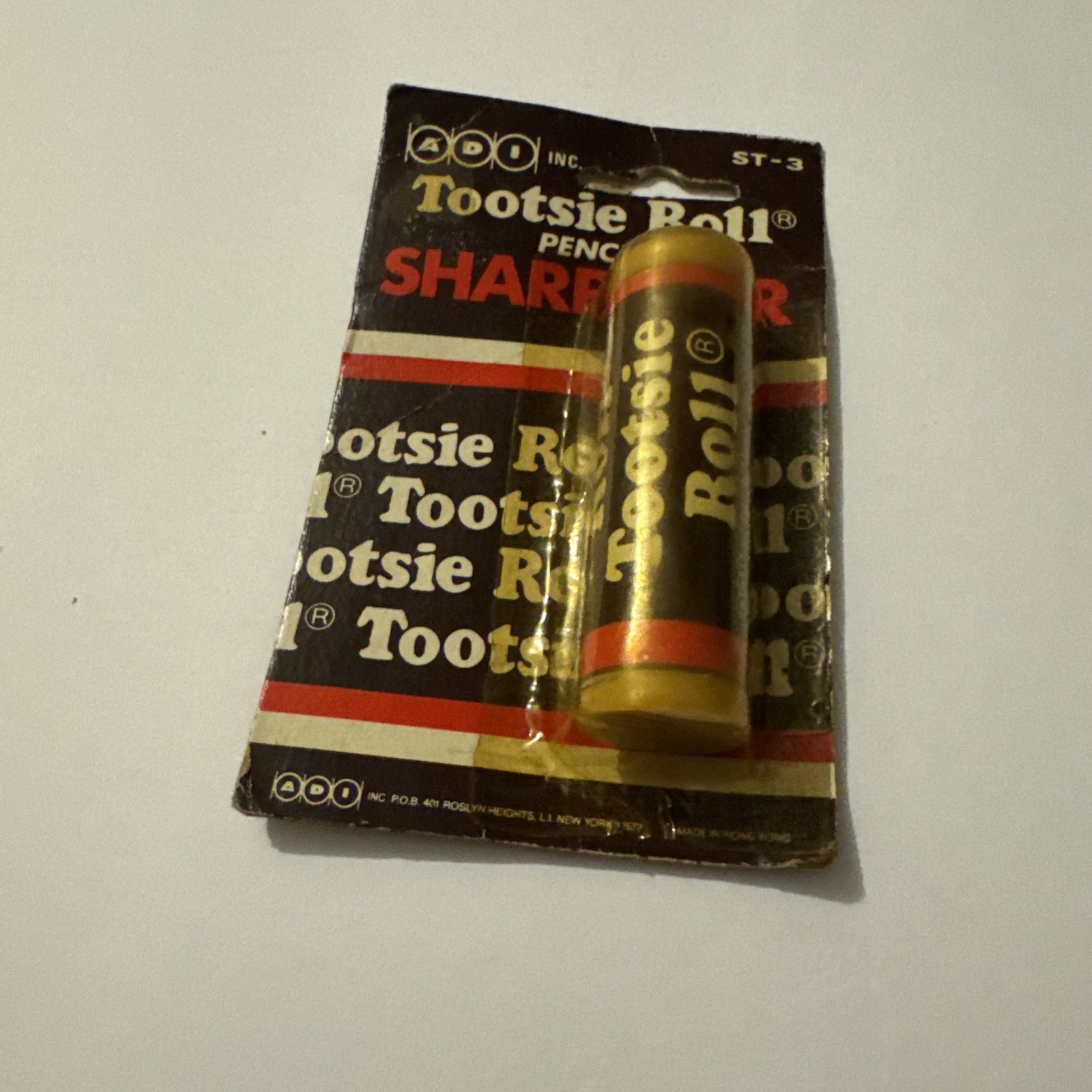 Tootsie Roll Pencil Sharpener 1980’s New In Box