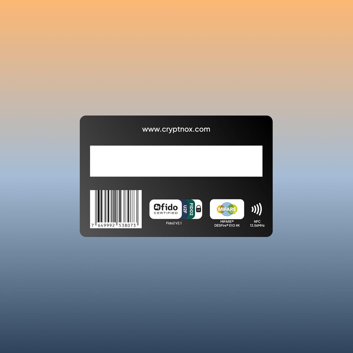 Plastic Security Key for Two Factor Authentication with Wallet-Friendly Design