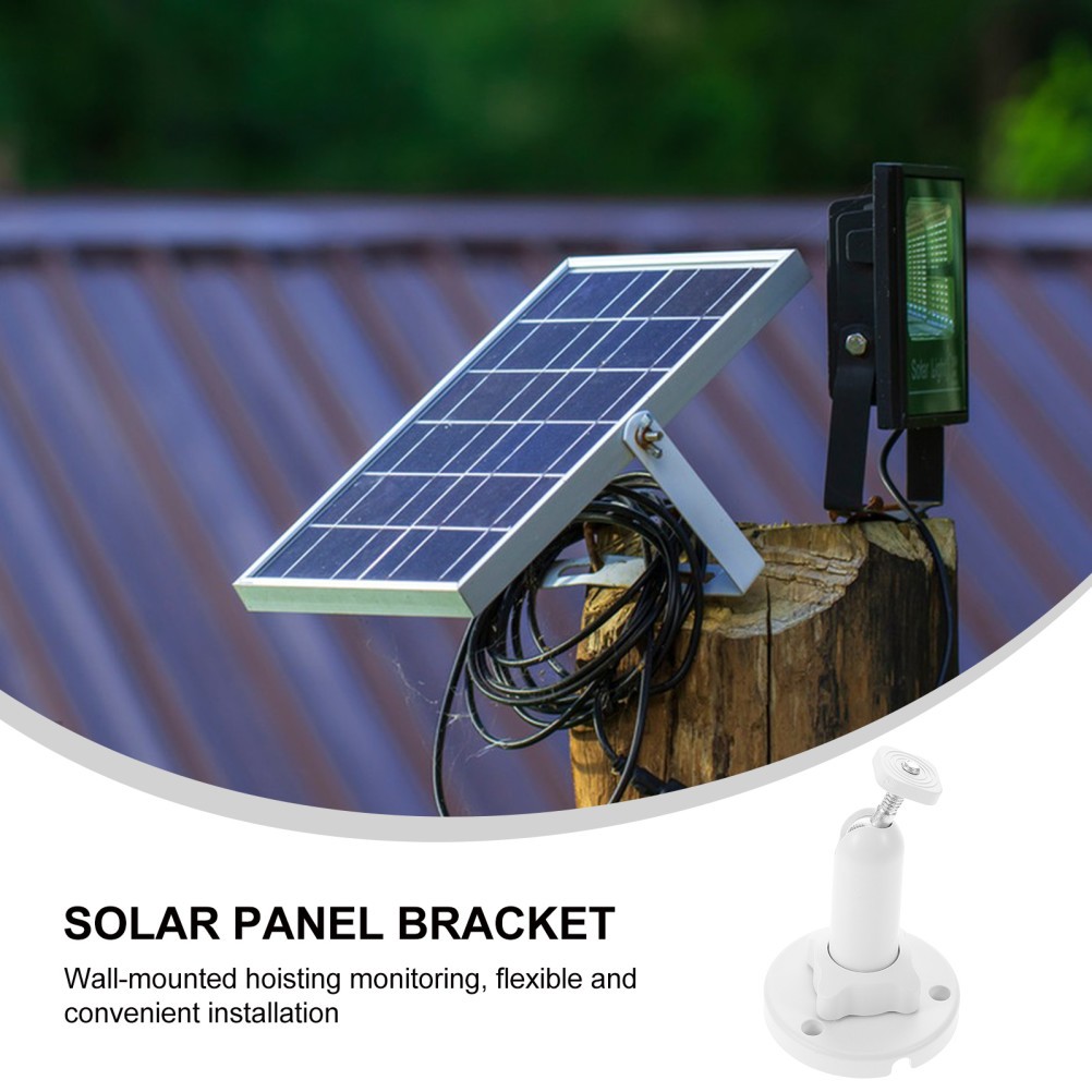 Outdoor Adjustable Solar Panel Mount Bracket For Security Camera Holder ABS