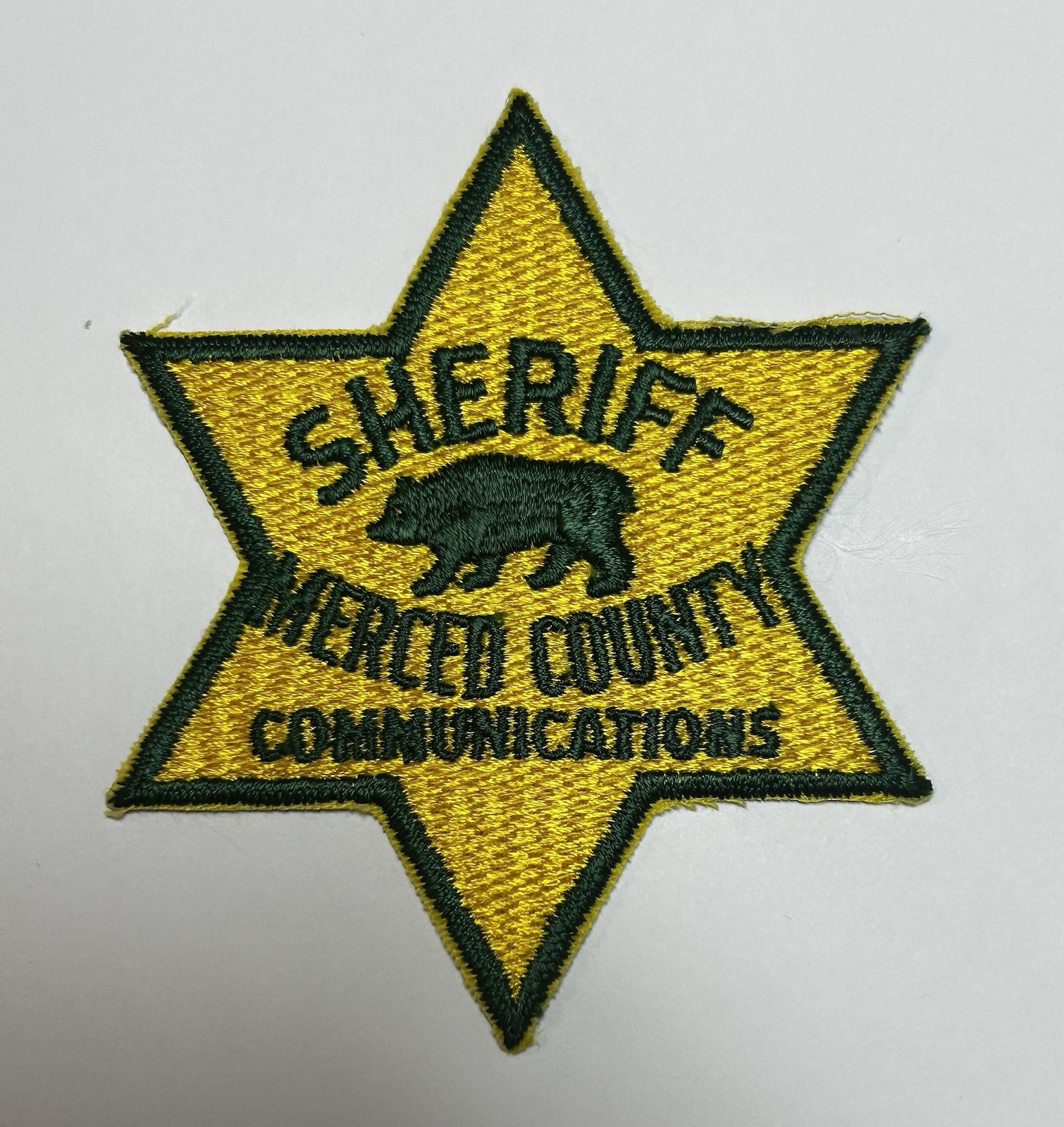 CALIFORNIA CA MERCED COUNTY SHERIFF COMMUNICATIONS 911 DISPATCH PATCH #PDD29