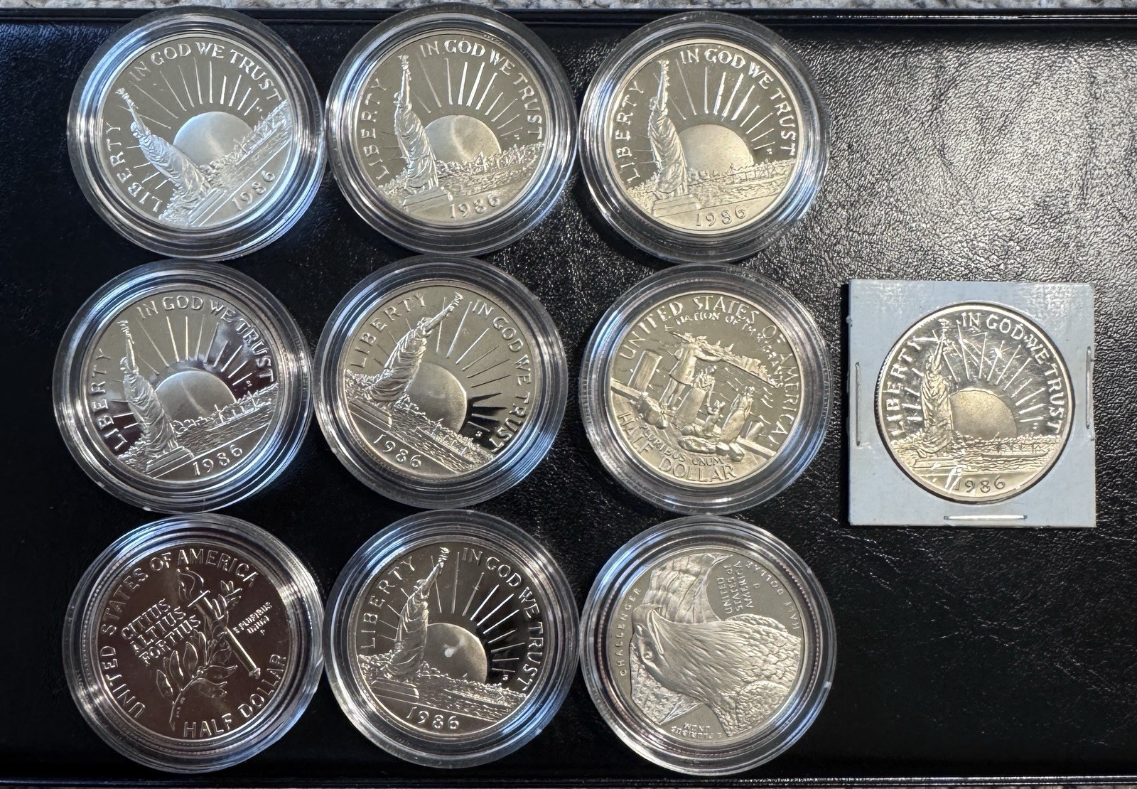 Lot Of 10 Clad Half Dollar Proof