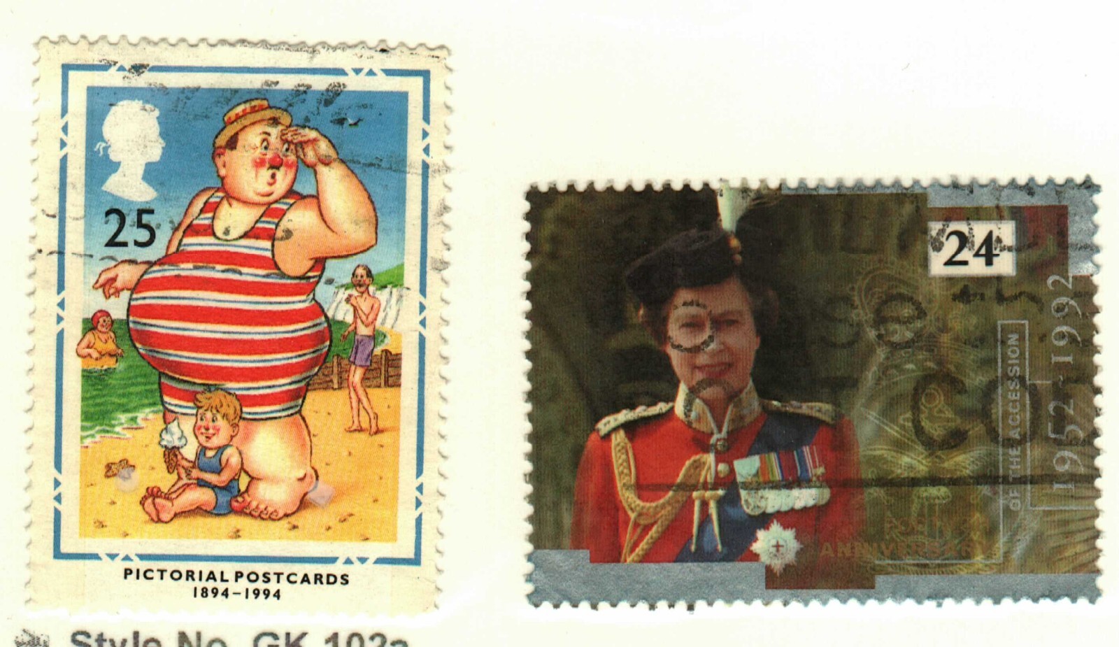Great Britain #1439, 1554 used QEII
