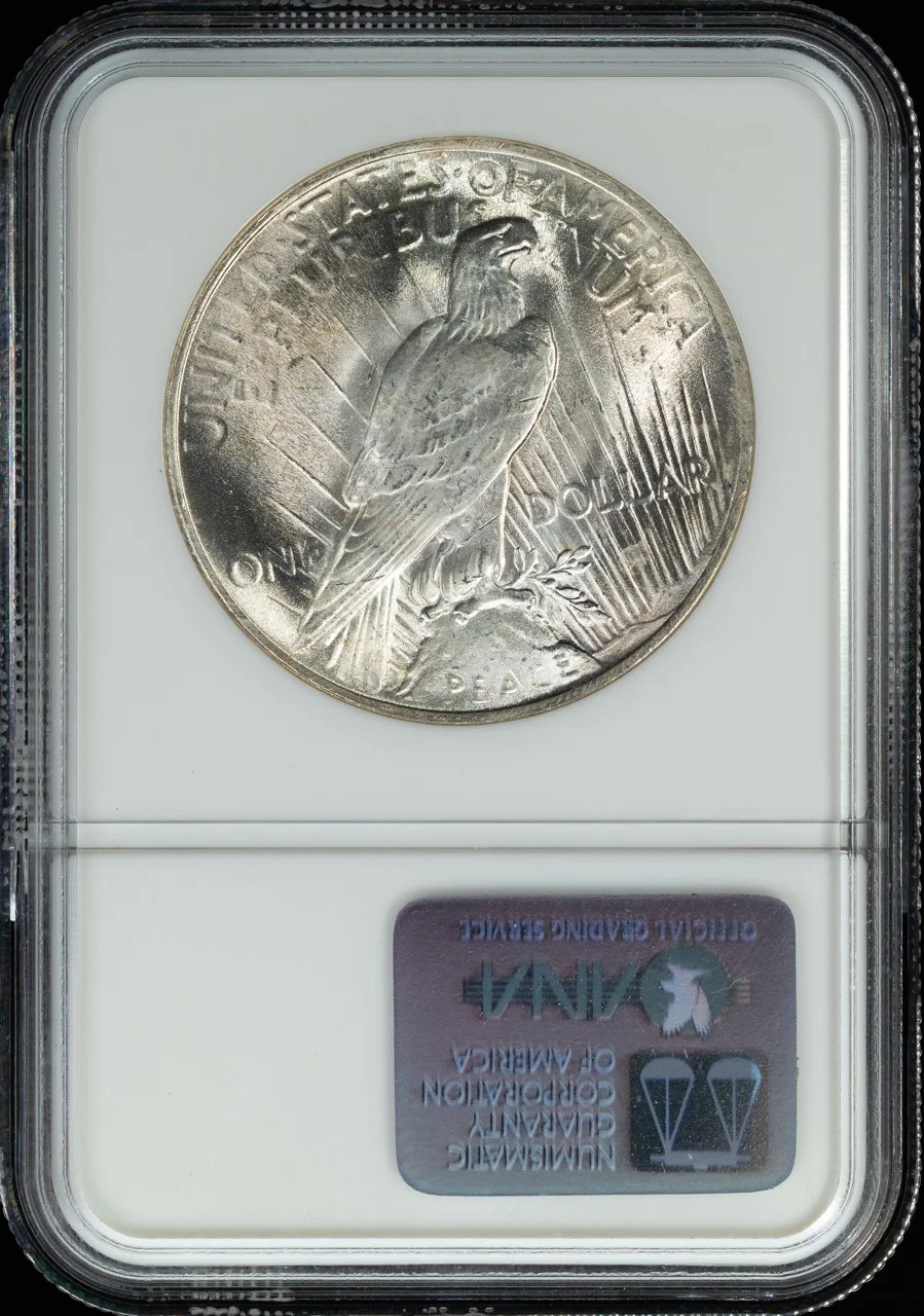 1924 Peace Silver Dollar NGC MS-65