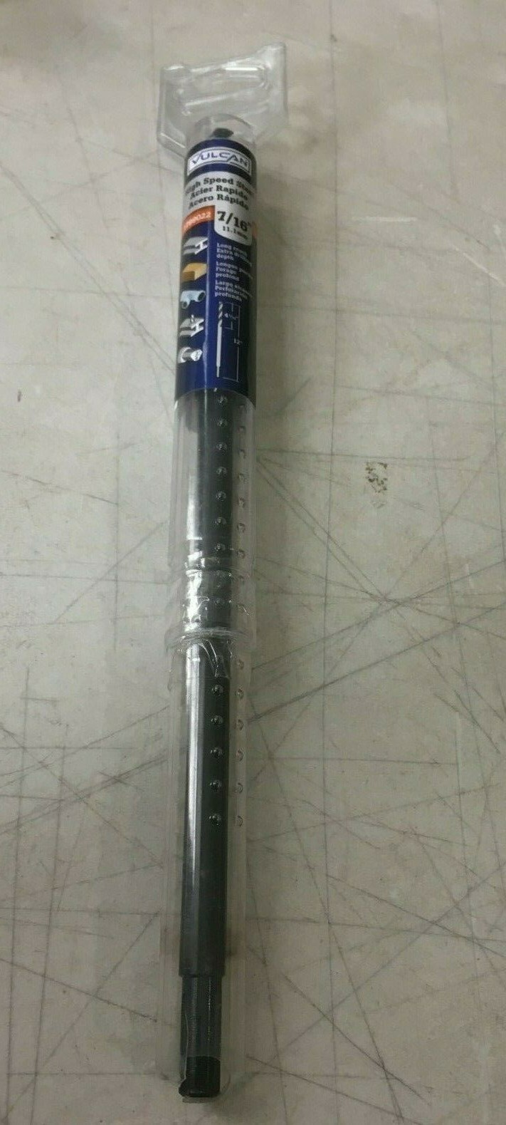 Vulcan High Speed Steel 1799022  7/16" Drill Bit 7/16" x 12" S4.9