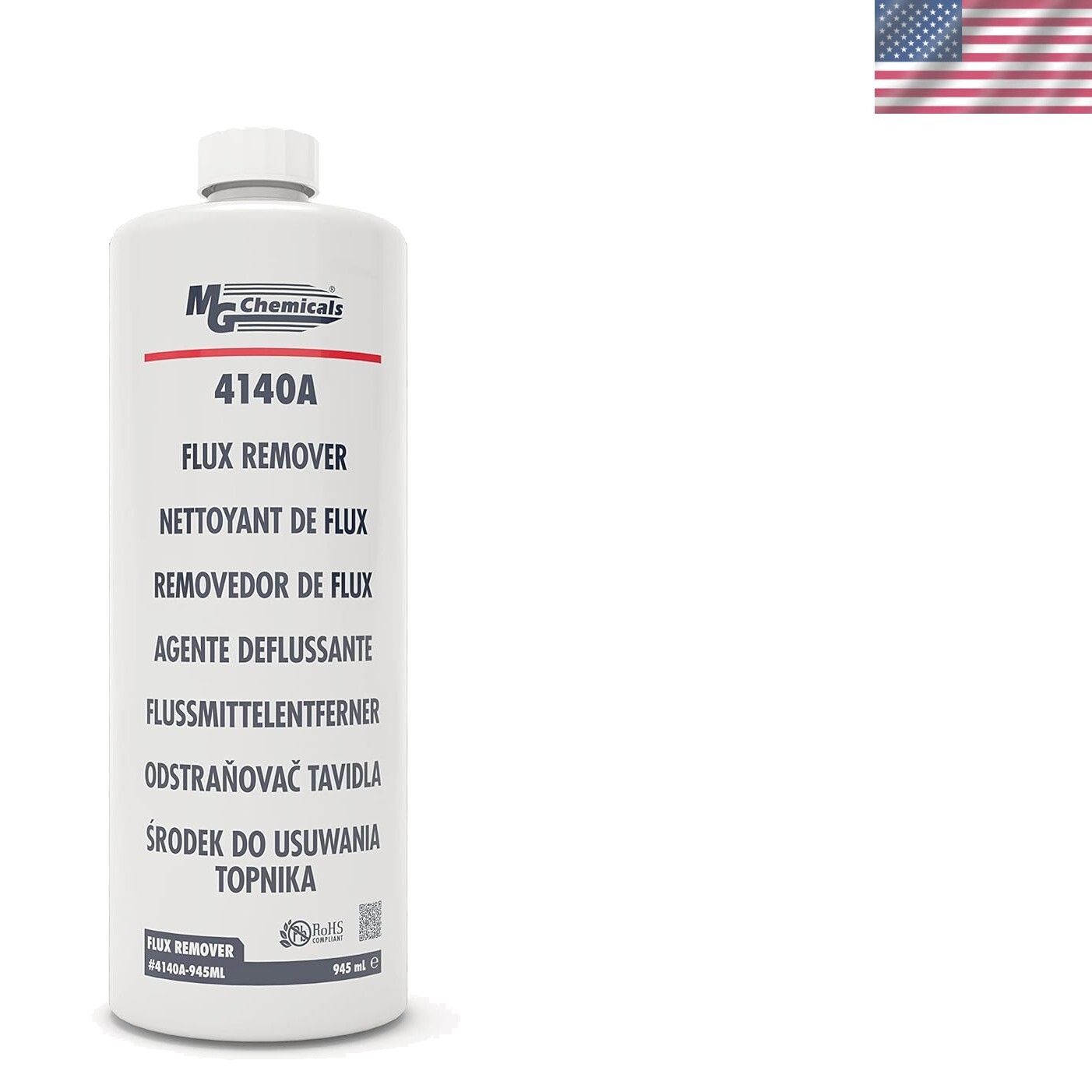 4140A Flux Remover for PC Boards, 1 Quart Bottle