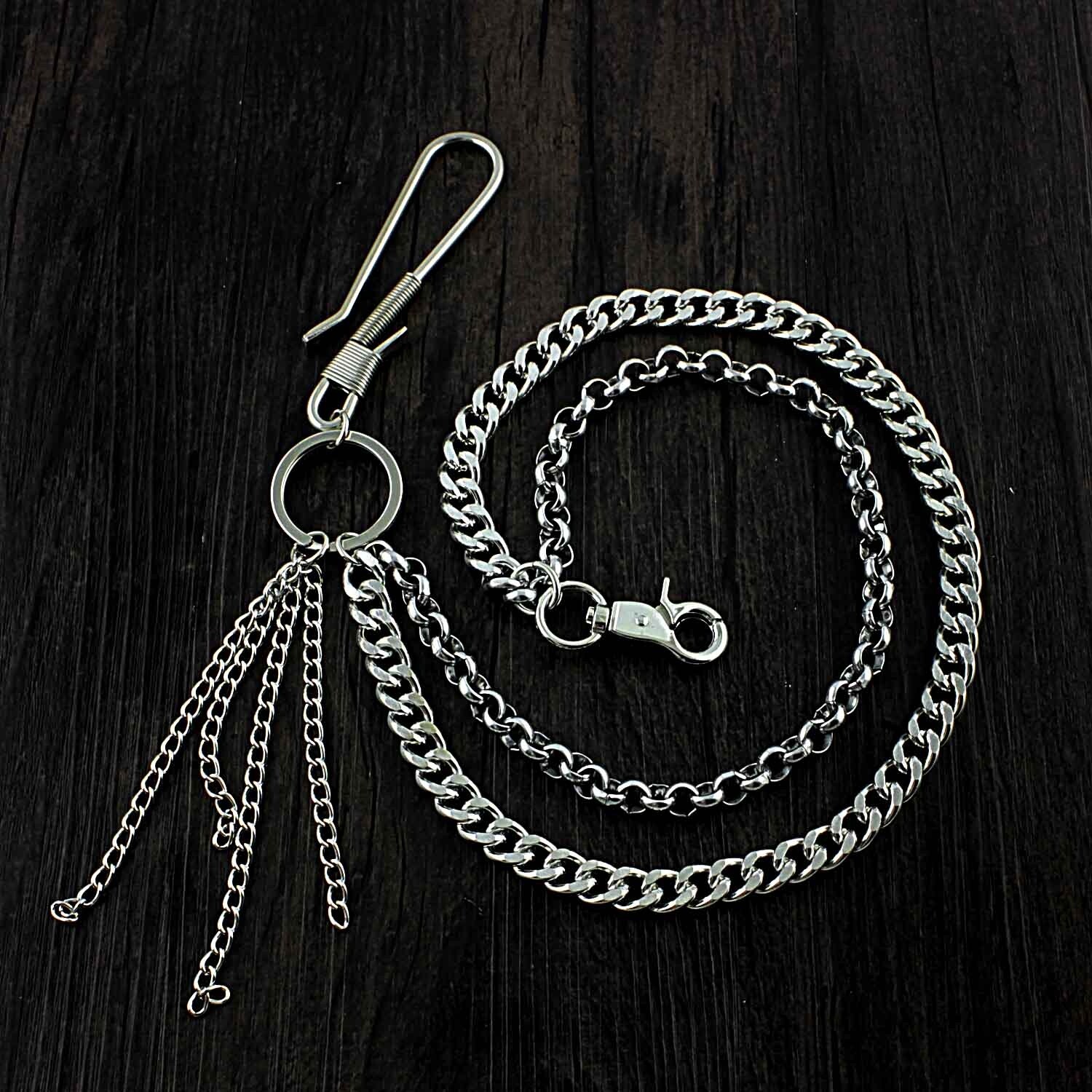 New HipHip Rock Jeans Pants Metal Chain Keychain