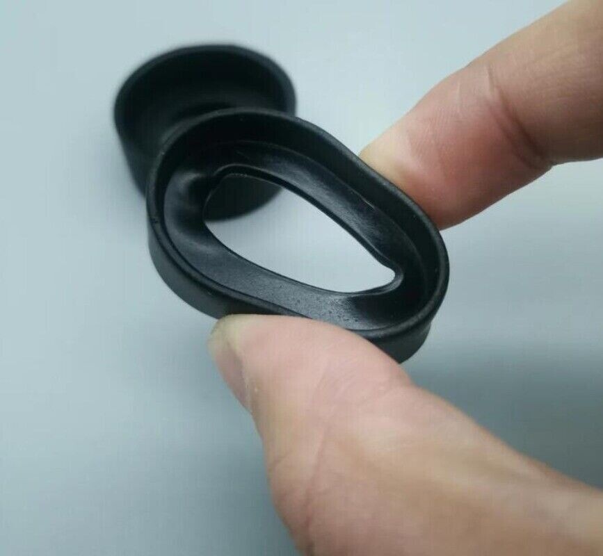2PCS Rubber Eyepiece Foldable Eye Cups for Microscope Binoculars 27-29mm/32-34mm