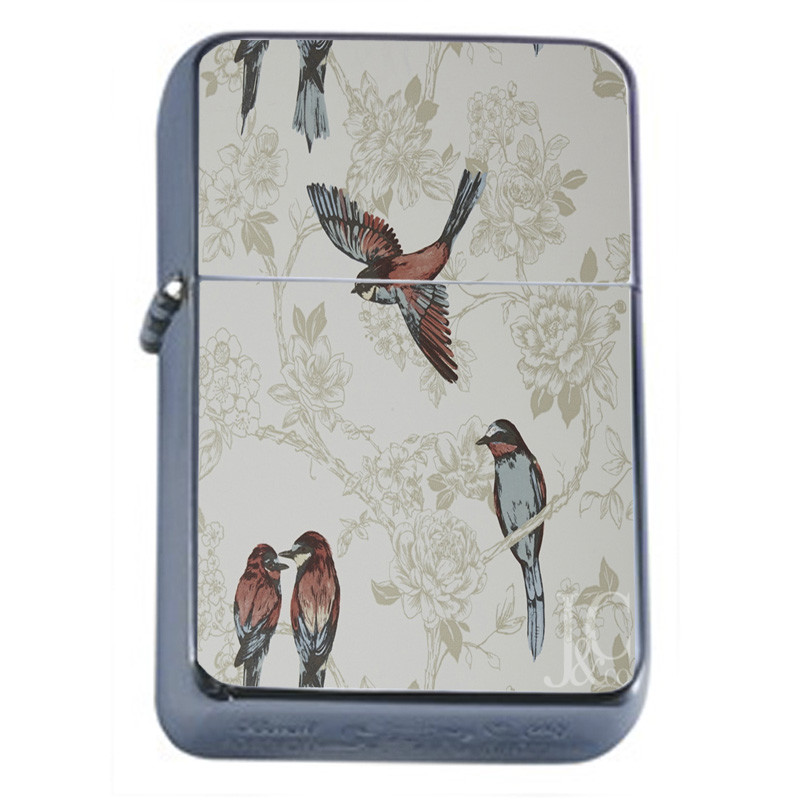 Song Bird Classic Em1 Flip Top Oil Lighter Wind Resistant