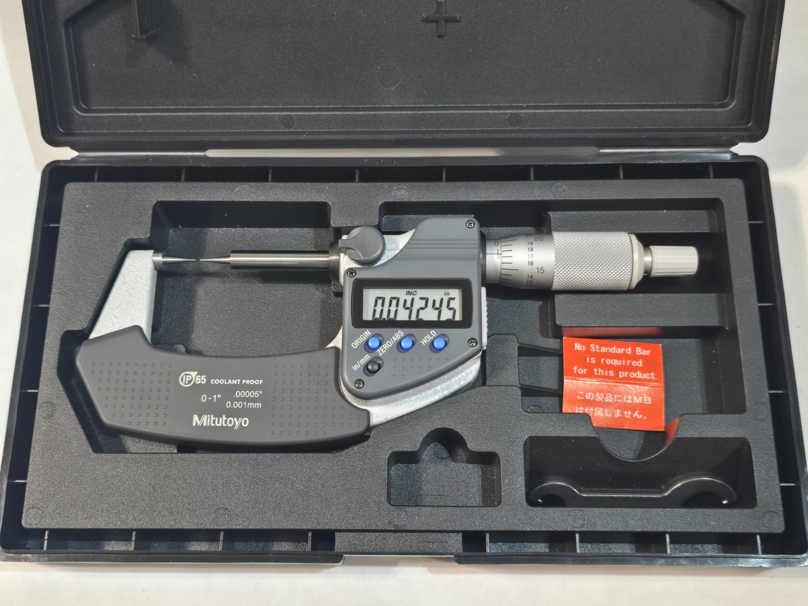 Mitutoyo 342-351-30 0-1" Point Micrometer
