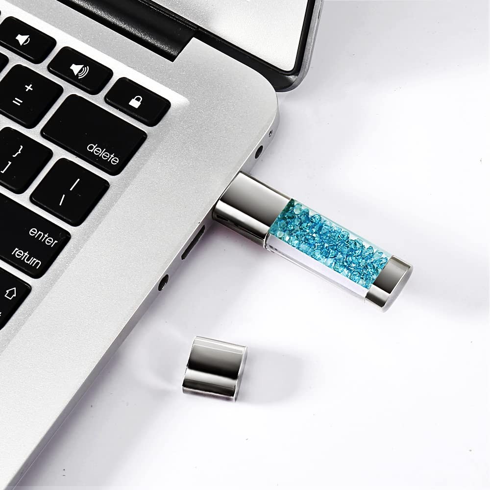 Lovely Diamond USB 2.0 Flash Drive Data Storage Memory Stick USB Stick Pendri...