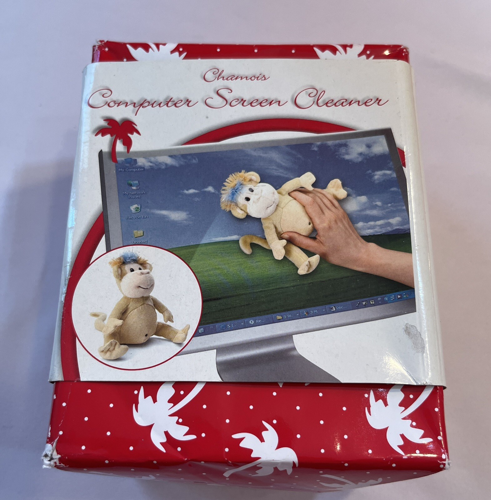 2010 New in Bag Chamois Monkey Computer Screen Cleaner *READ*