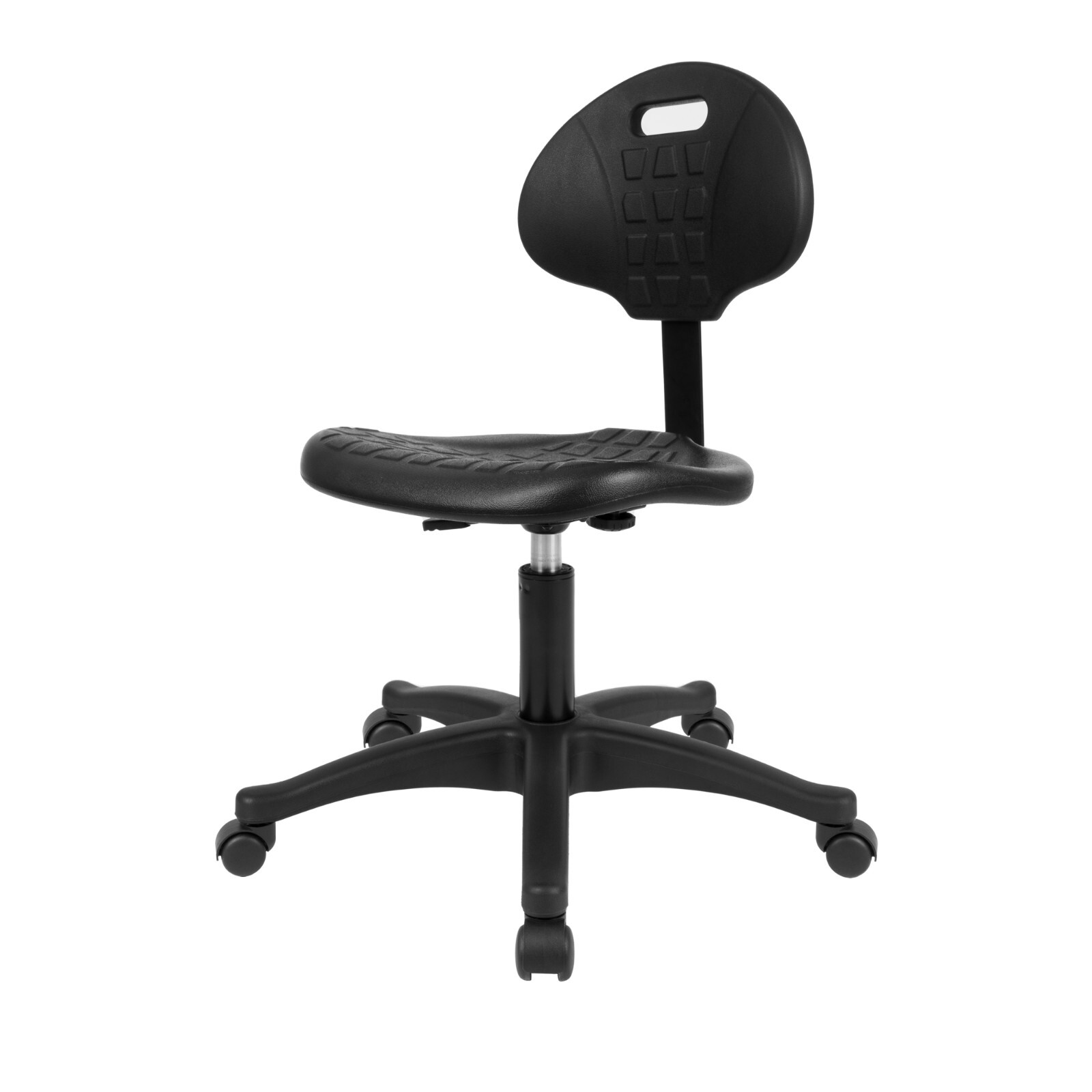 Ergonomic Office Chair Stool Cleanroom Lab Desk Height 16-21” (Nylon)