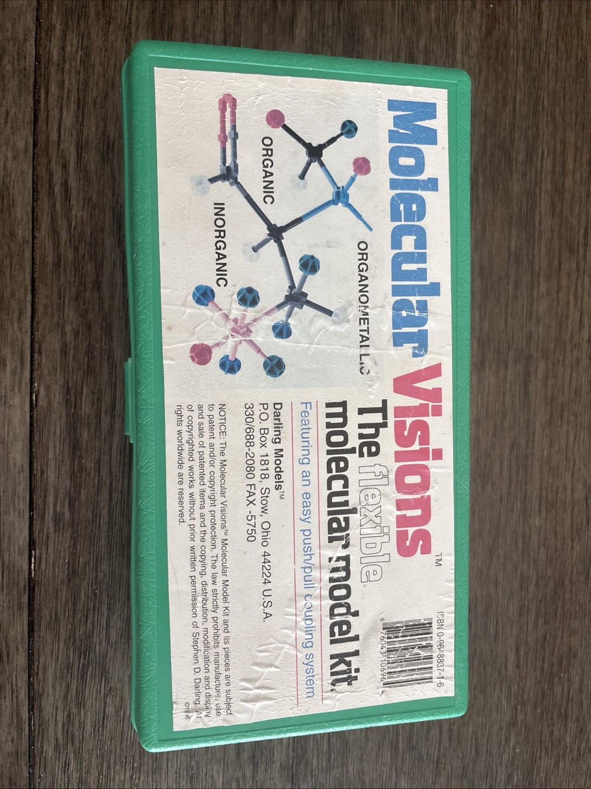 Molecular Visions The Flexible Molecular Model Kit By Darling Models, Inc.