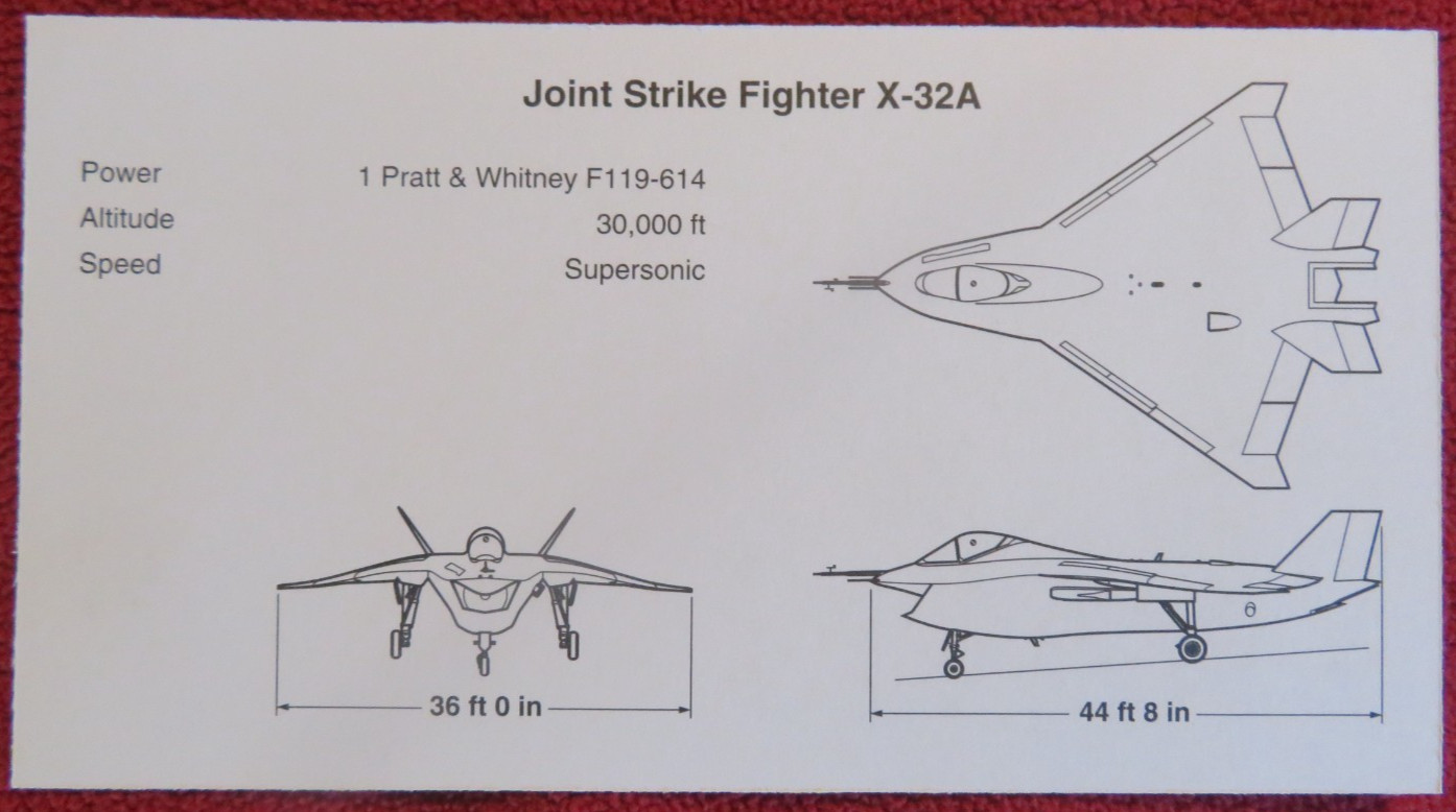 Joint Strike Fighter JSF X-32A First Flight Promotional Packet (02)