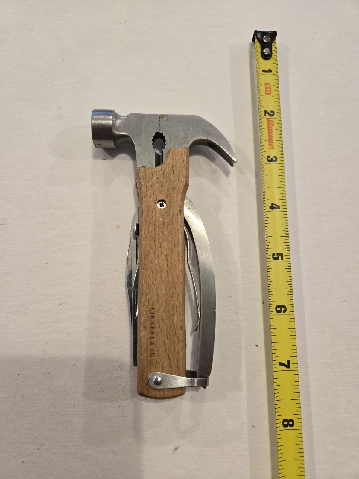 Kikkerland - Wood Handle Multi Hammer Tool