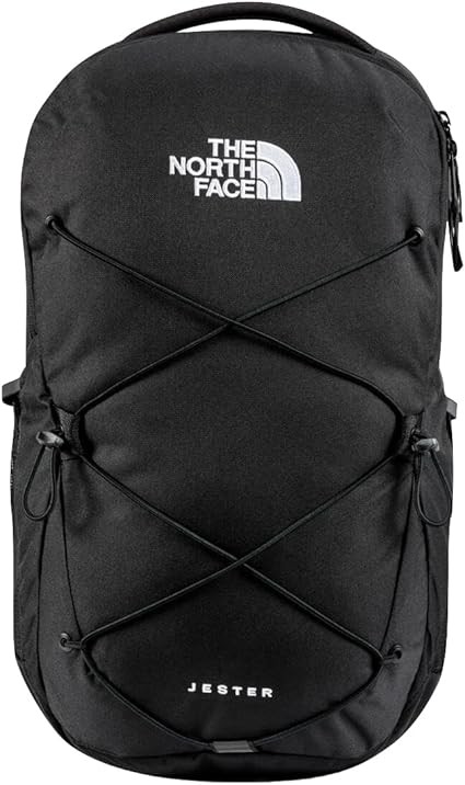 The North Face Jester Everyday 16" Laptop Backpack Water Repellent Daypack Black
