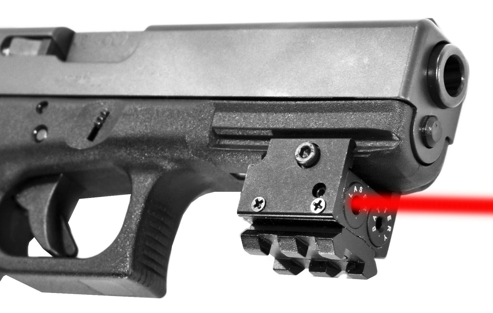 TRINITY Red Laser Sight for Springfield Hellcat Picatinny Rail Aluminum Black