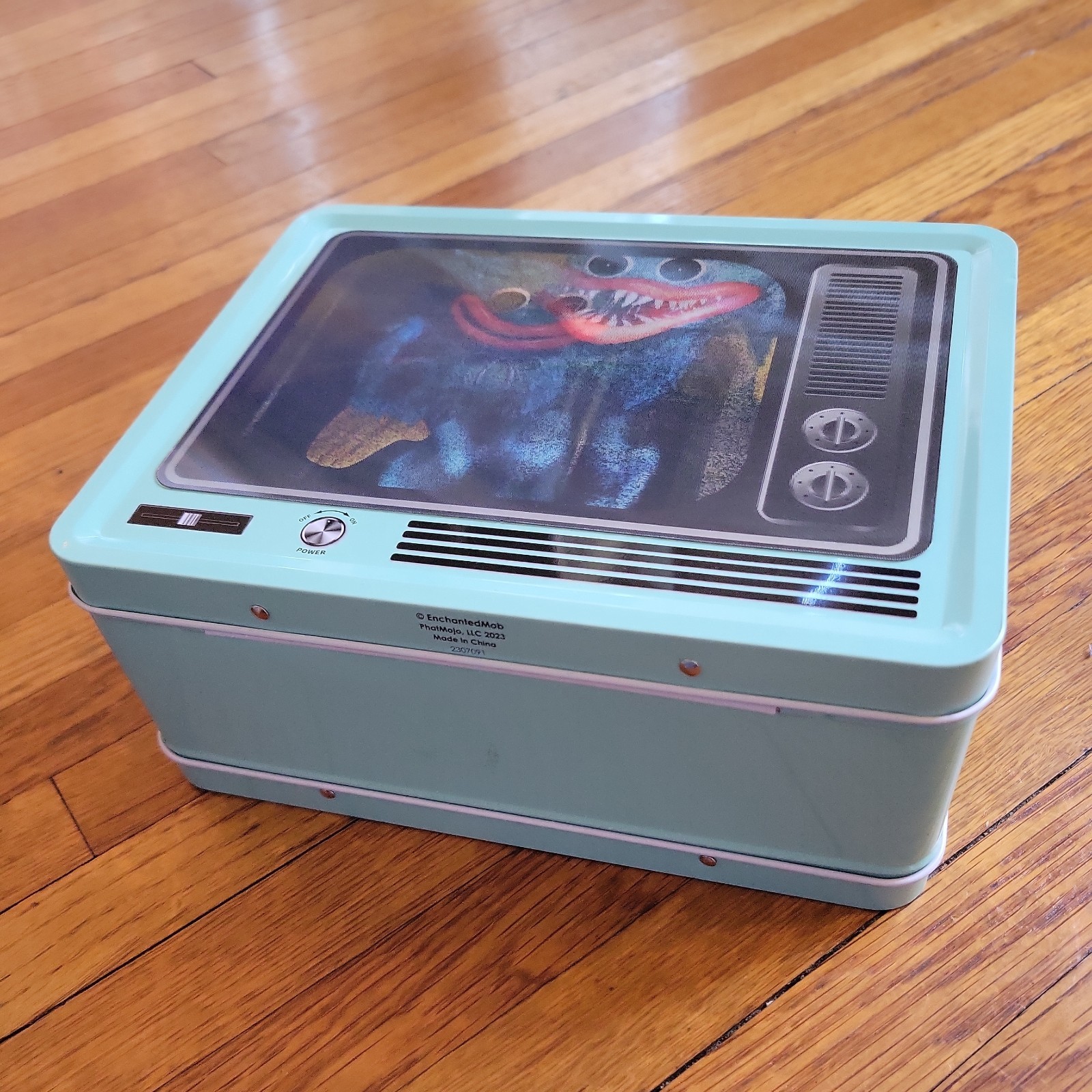 Poppy Playtime Huggy Wuggy Lenticular Lunch Box Only, Minor Dings Holographic