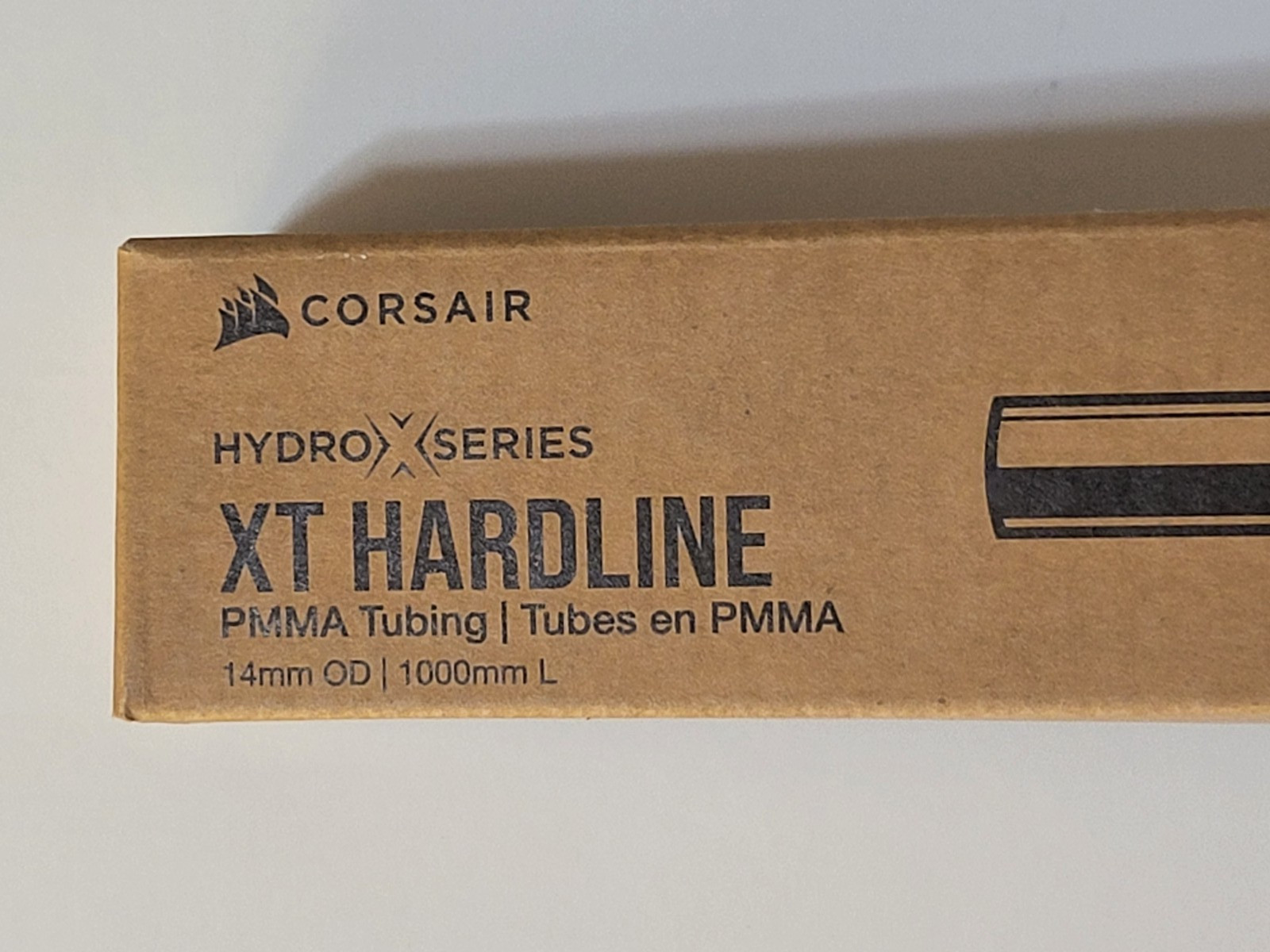 Corsair Hydro X Series XT Harsline PMMA Tubing - 14mm OD - 1 M - 3 PK - Frosted