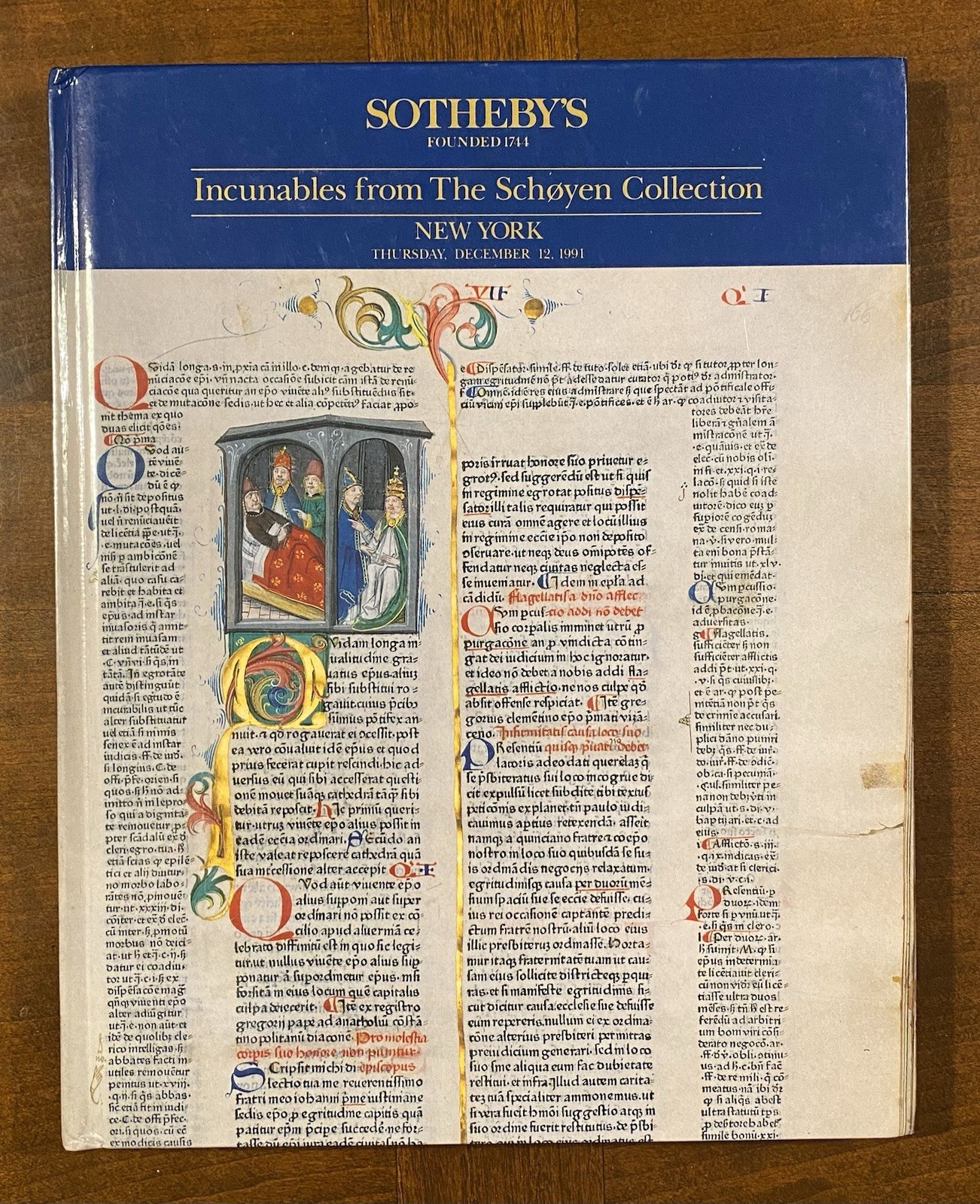 Sotheby's Incunables from Schoyen Collection 1991 HC