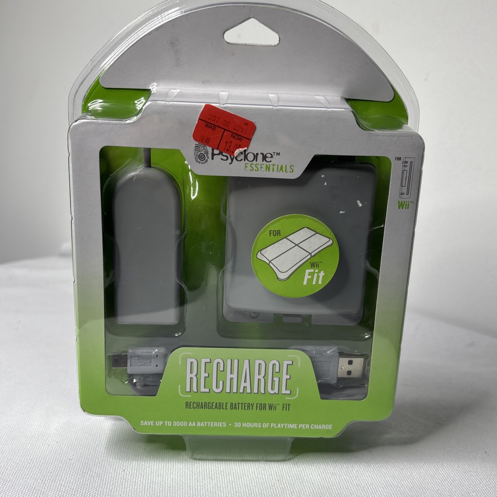 Wii Fit Rechargeable Battery Psyclone Essentials #PSE6504 NEW In BOX