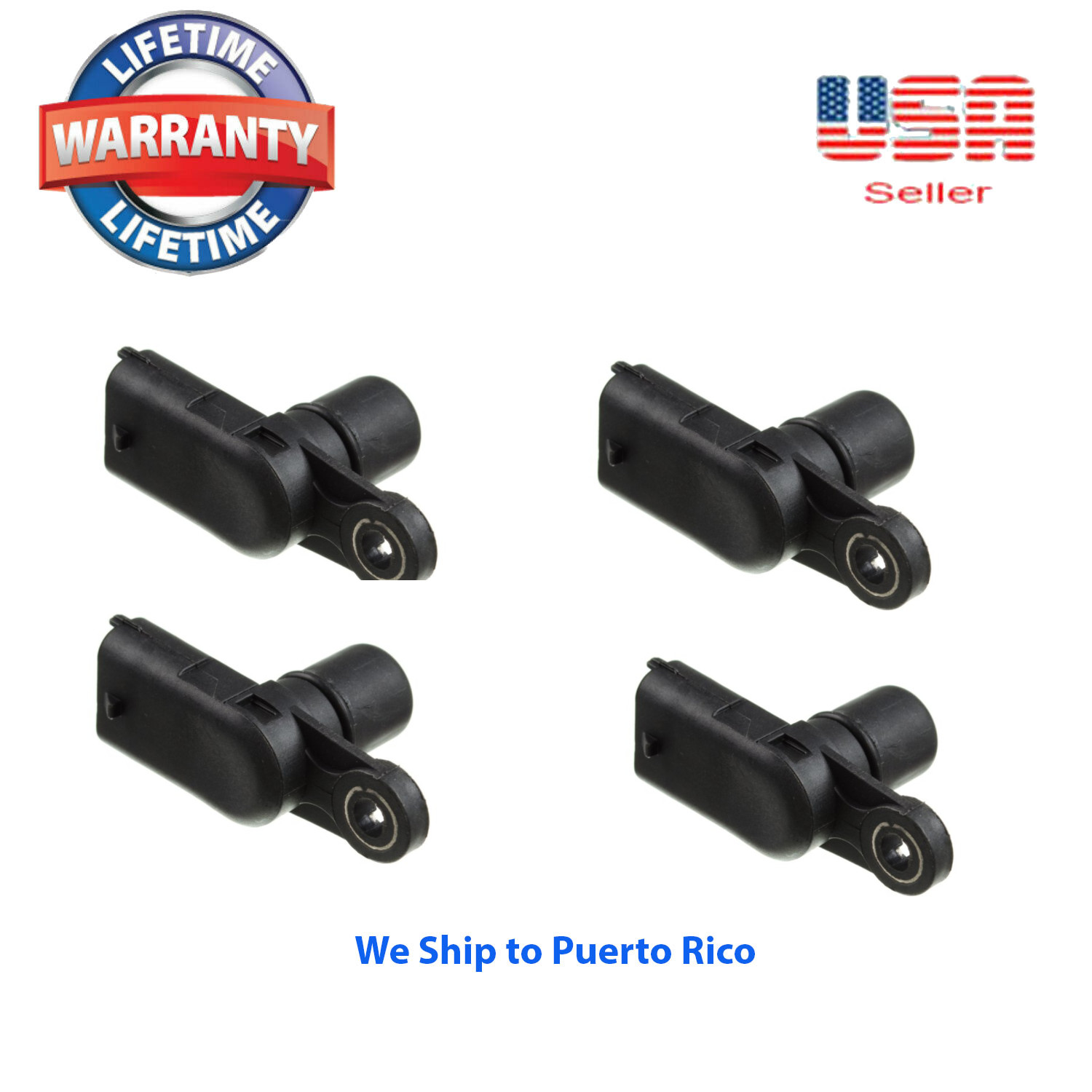 Set of 4 Camshaft position Sensor Fit: GM Vehicles Saab 2010-2020 (1set Require)