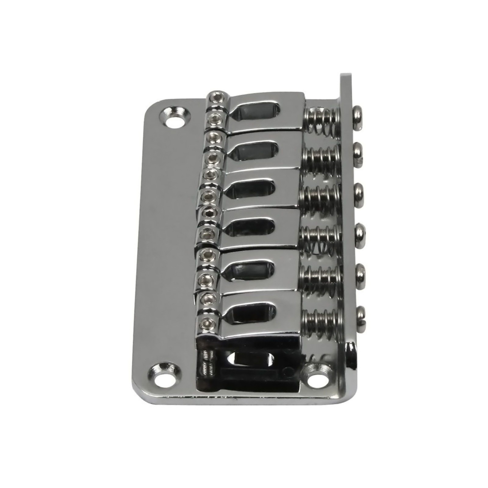 Metal Chrome 6-String Electric Guitar Fixed Bridge with 10.5mm String Space F