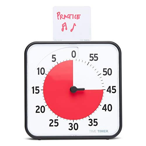 8 inch Visual Timer - 60 Minute Kids Desk Countdown Clock with Dry Erase