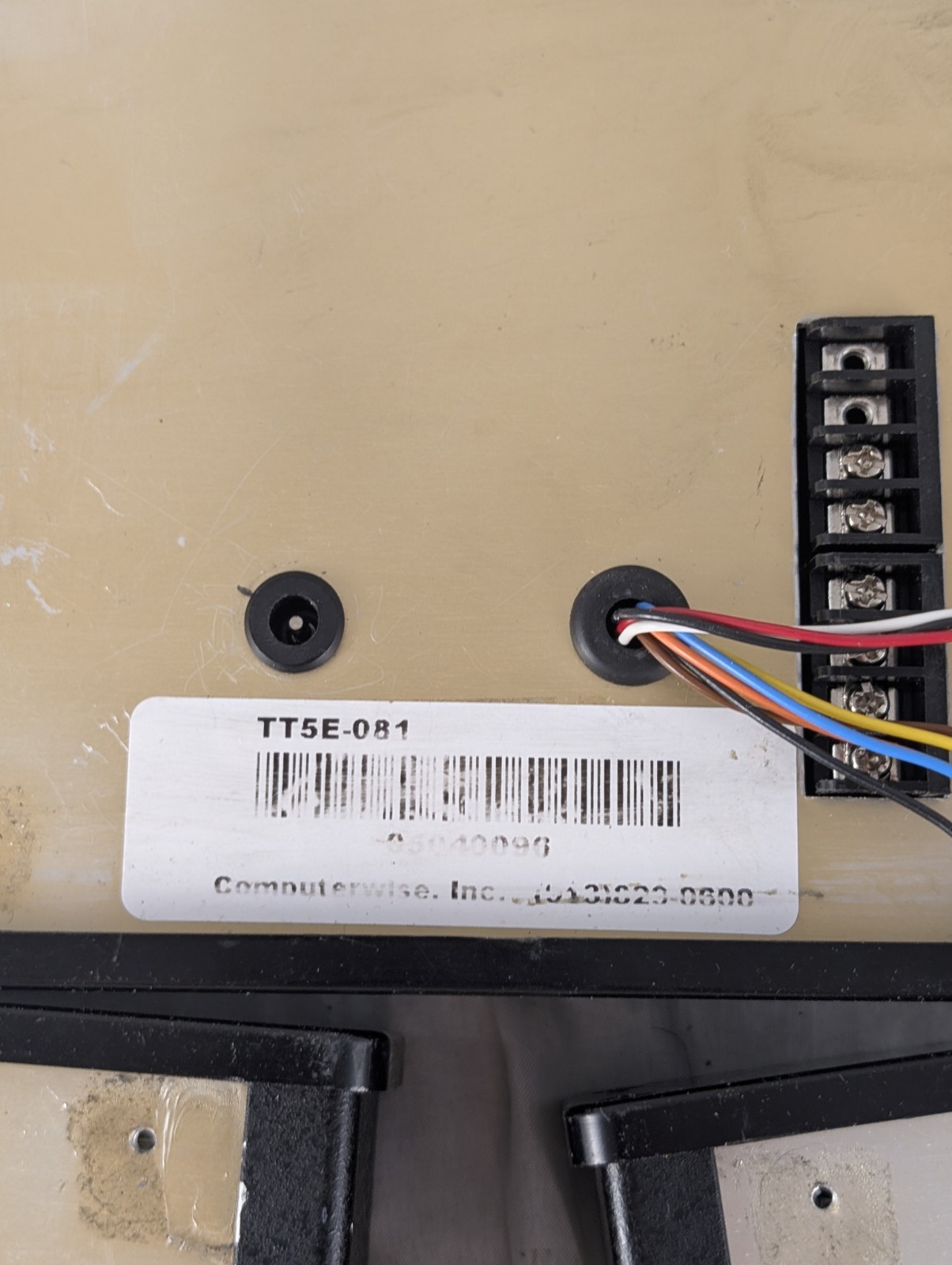 ComputerWise TT5E-081 Data Collection Terminal No Power Supply Untested