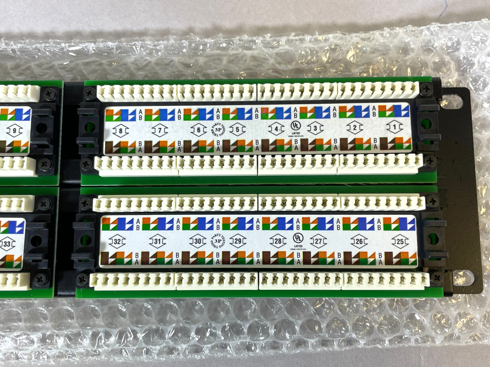 48 Port Cat6 Keystone Rack Mounted Patch Panel