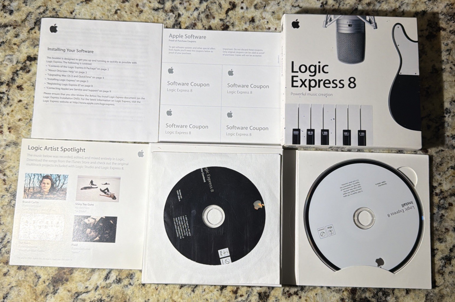 Apple Logic Express 8: Music Editing/Composing for Intel-based (Mac) retail key