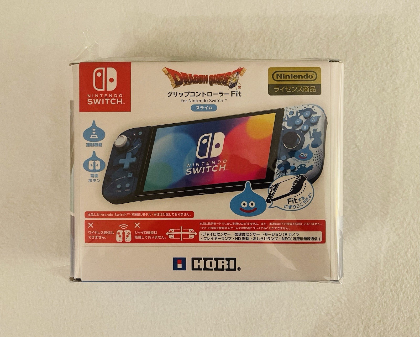 Dragon Quest Grip Controller Fit for Nintendo Switch Slime Limited 2023 HORI F/J