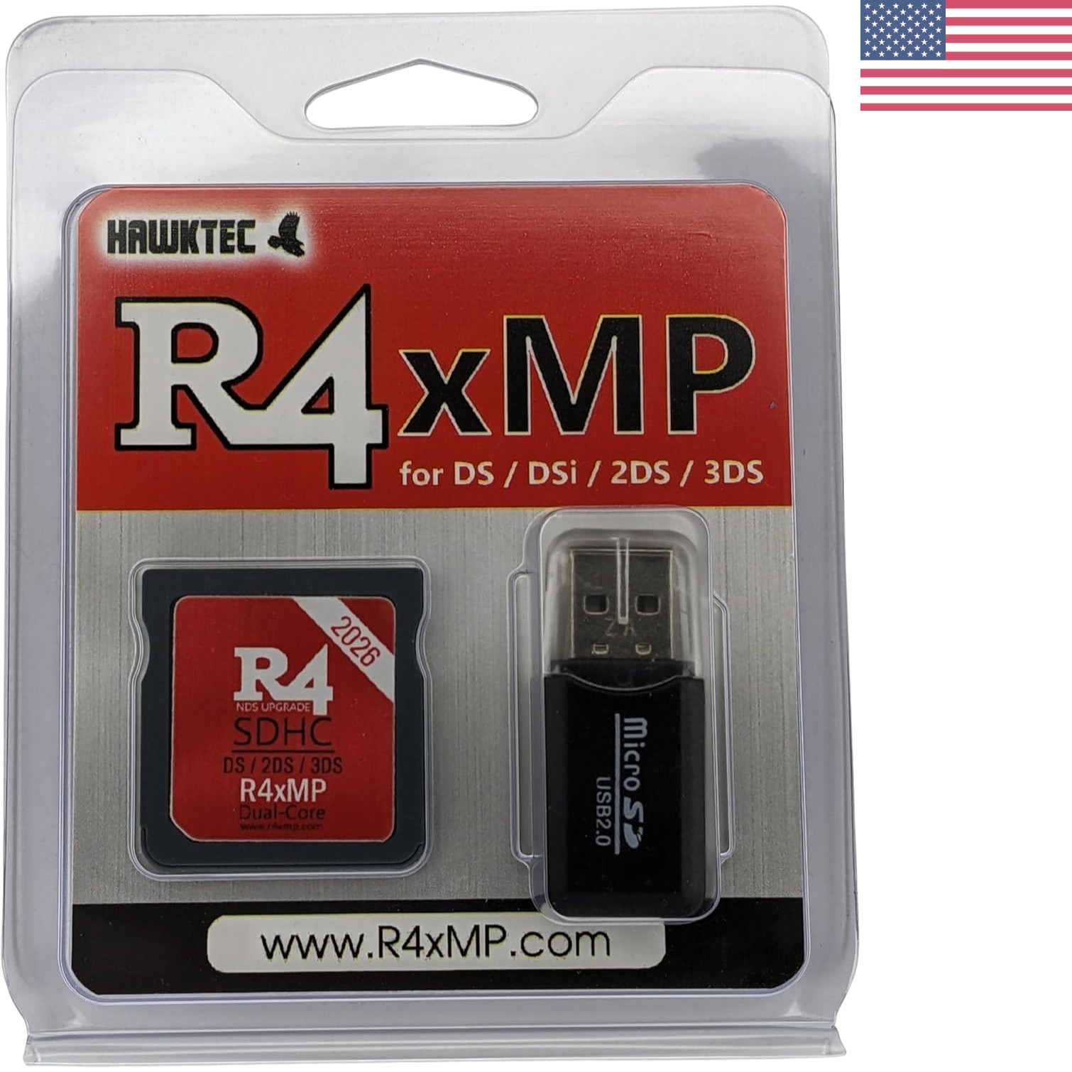 2026 R4xMP SDHC Adapter for All Nintendo Models - Easy Setup, No Expiration