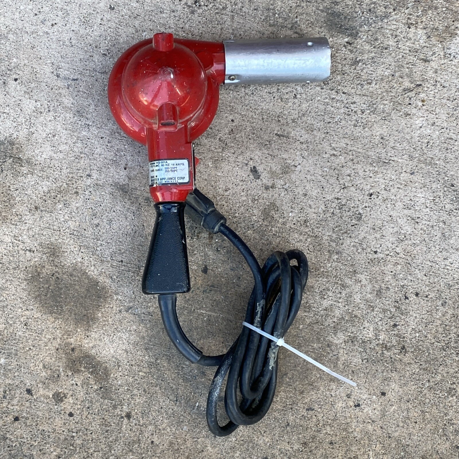 MASTER Appliance HG-501A Professional Heavy Duty Heat Gun (500-750°) Made In USA