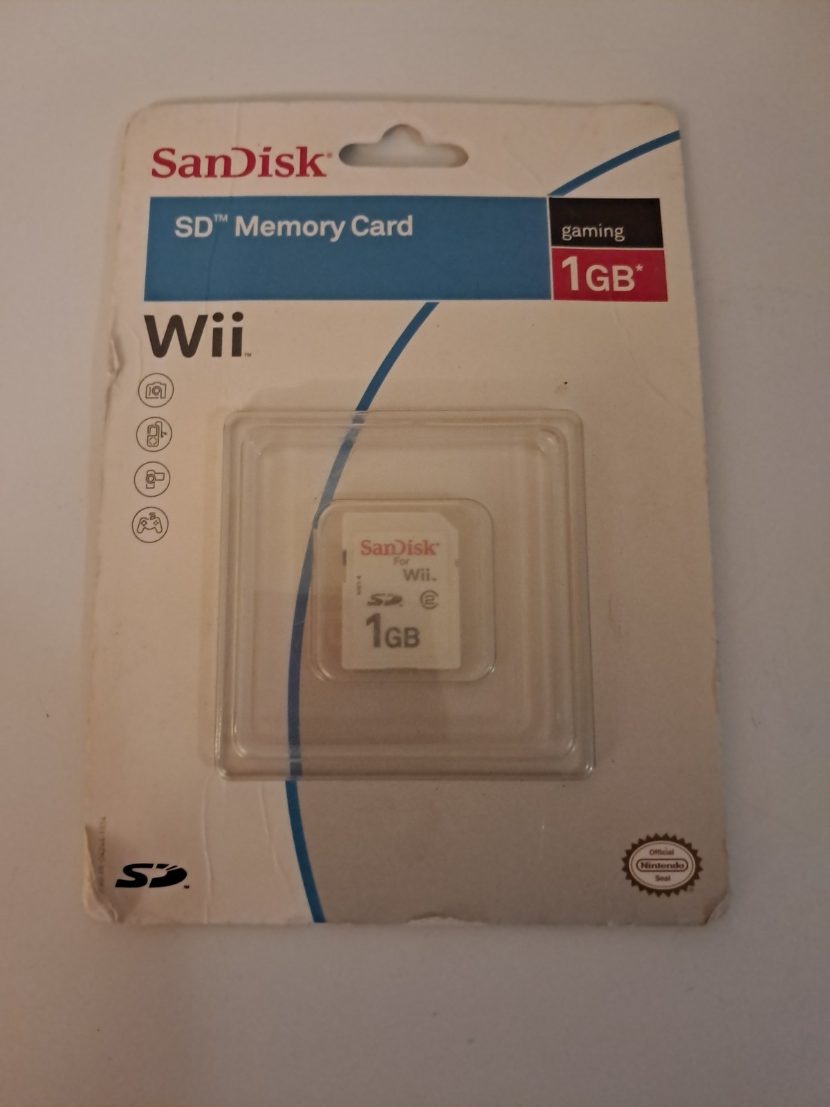 Wii SanDisk SD Memory Card 1GB for Nintendo Wii Console NEW/UNOPENED