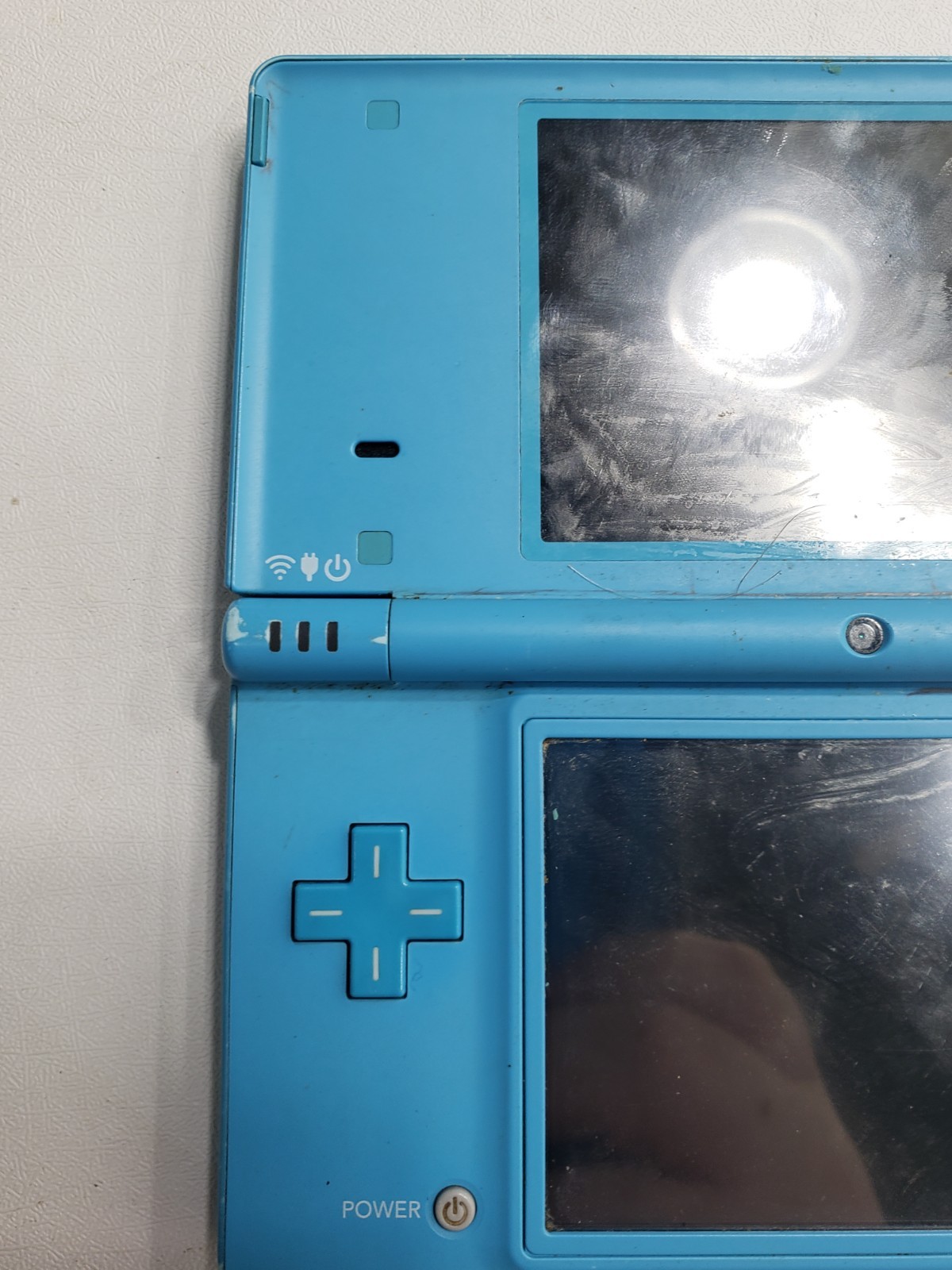 Nintendo DSi Blue Handheld Video Game Tested Working Camera Console Only