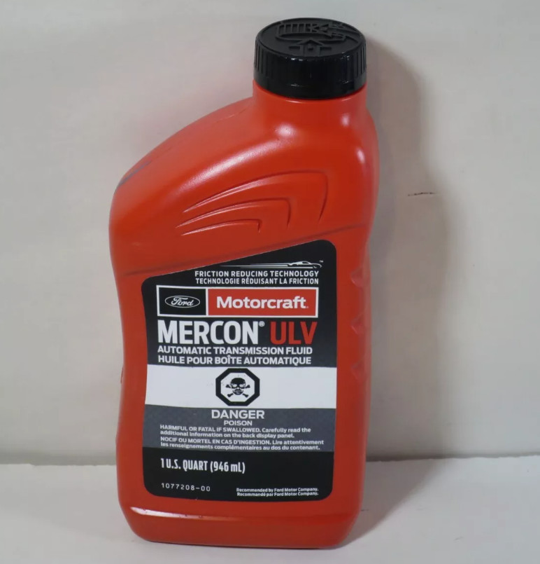 Motorcraft Mercon ULV Transmission Fluid    XT-12-QULV    One Quart