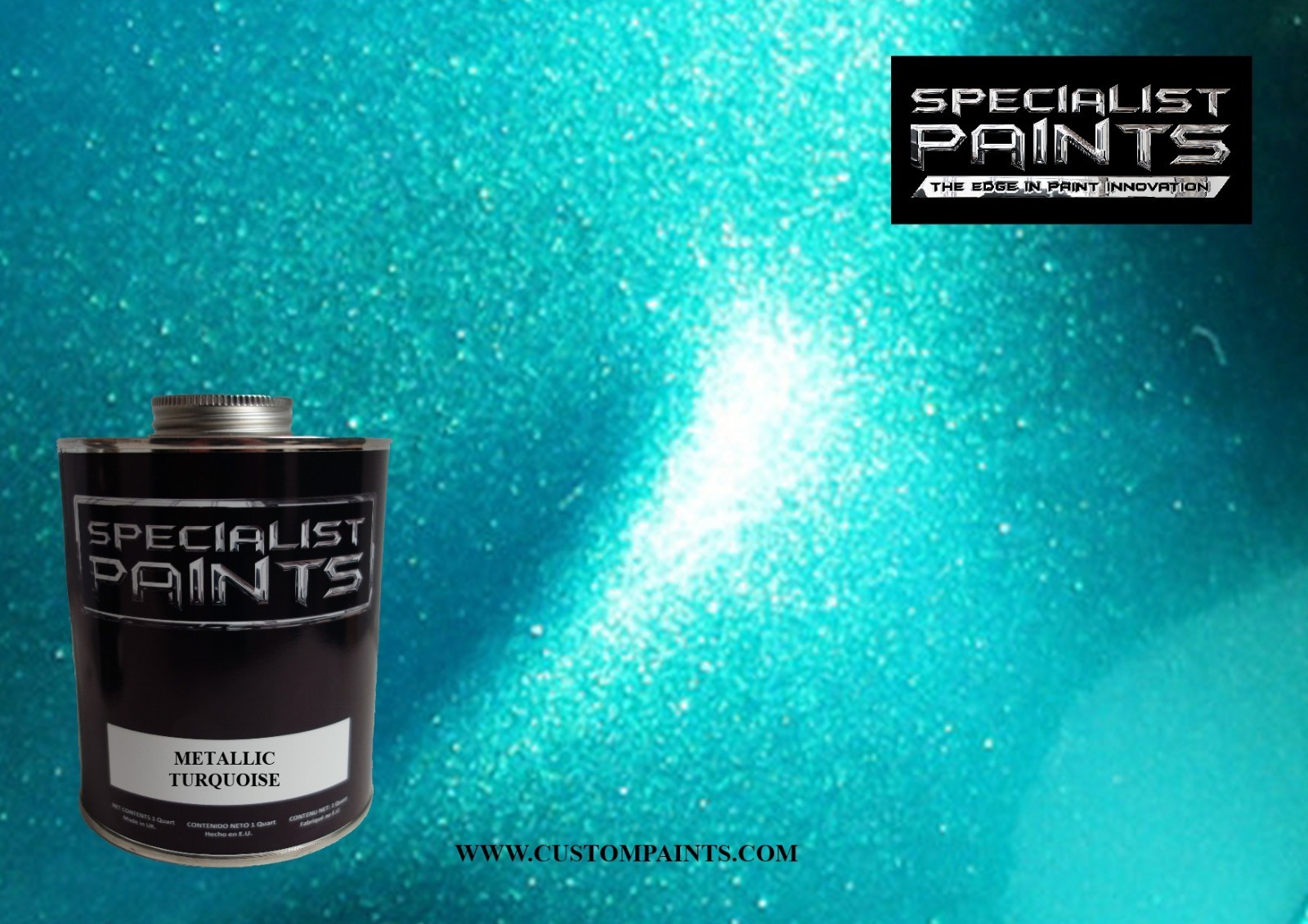 Base Metallic - Turquoise - Urethane Based, Automotive, Hot Rod, HOK