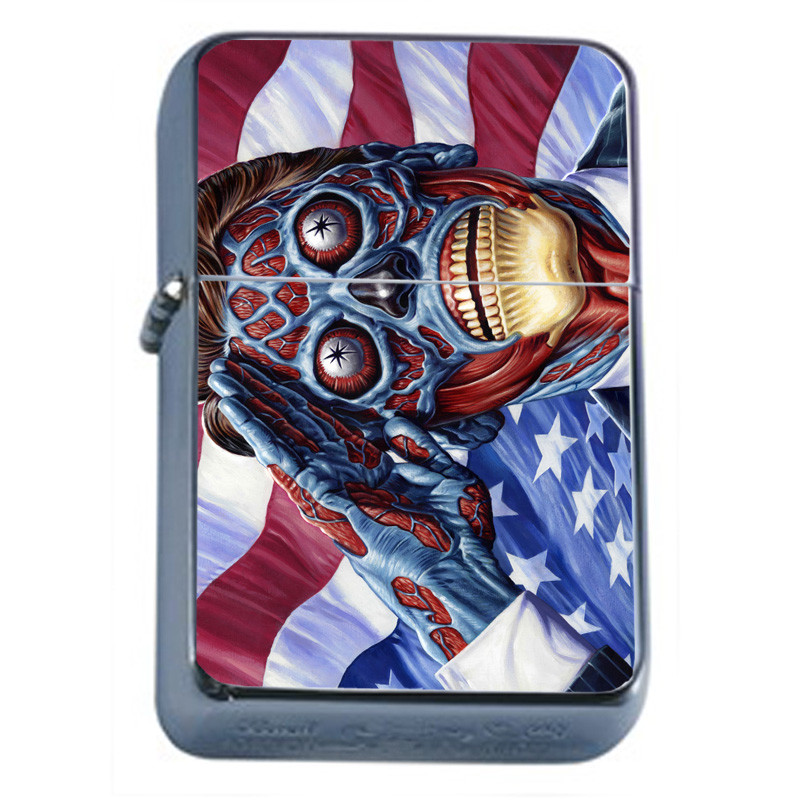 They Live Rs1 Flip Top Oil Lighter Wind Resistant