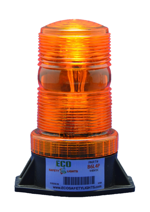 B6L4PAC AMBER 85-265V AC EMERGENCY WARNING LED LIGHT BEACON 110V 120V 220V 240V