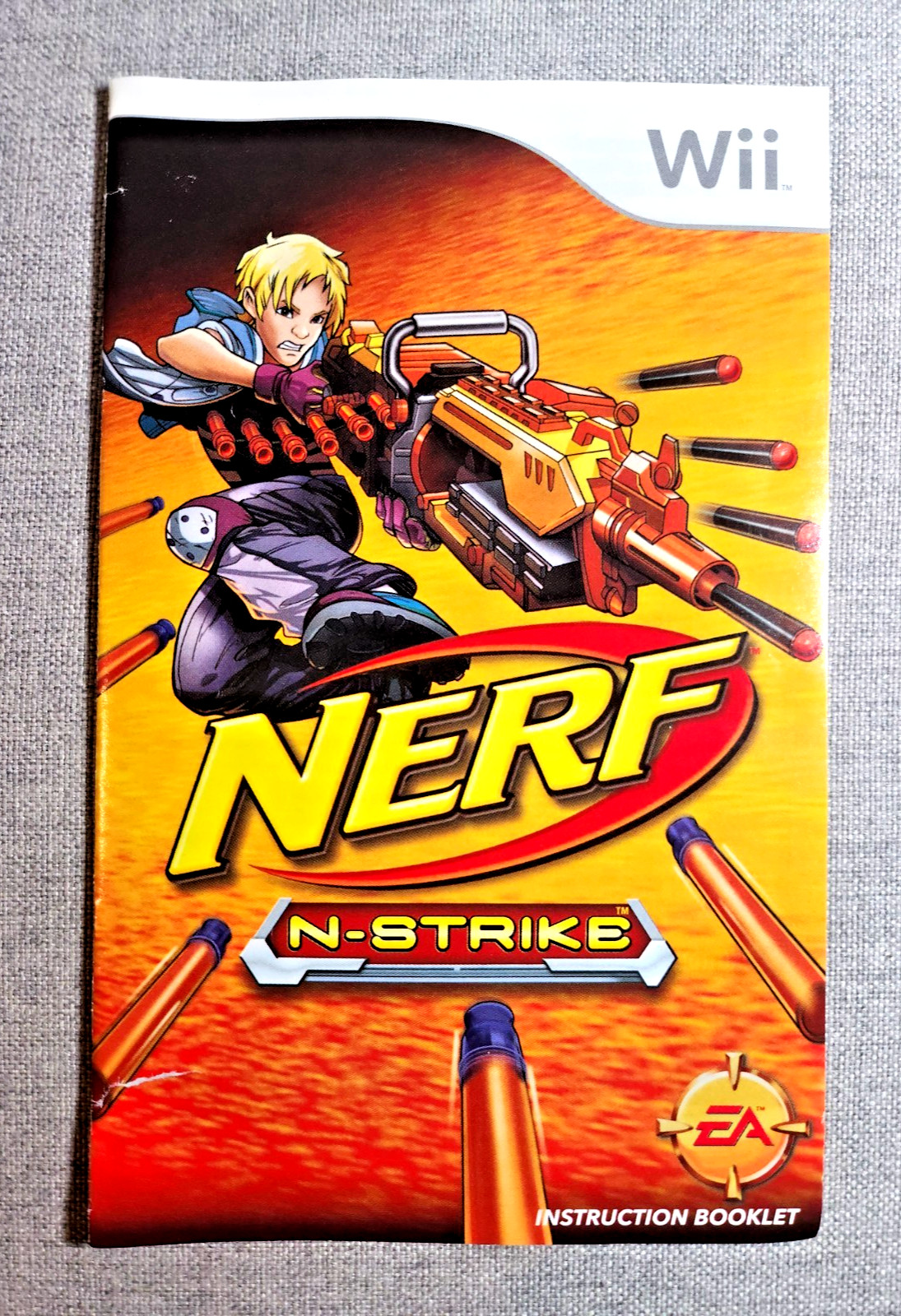 Nerf N-Strike Instruction Manual Only - Nintendo Wii
