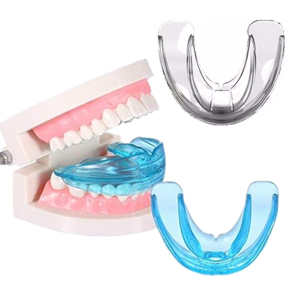 Dental Mouth Guard Silicone Night Teeth Tooth Grinding Sleep Aid Bruxism Guard